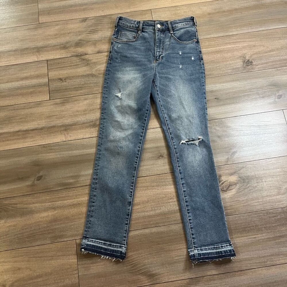 Pilcro Anthropologie Cigarette Slim Straight‎ Jeans Women 27 - Picture 2 of 6